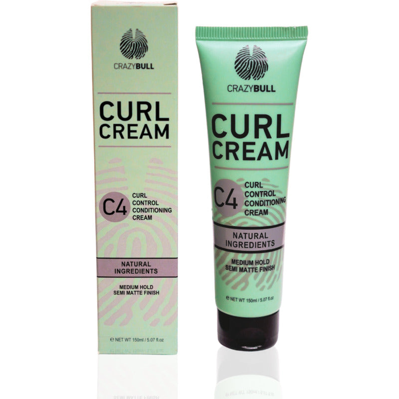 CrazyBull C4 Curl Cream - drėkinamasis kremas garbanoms