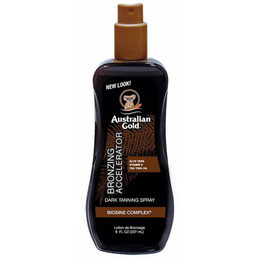 Australian Gold Dark Tanning Spray Bronzing Accelerator – Bronzizuojantis purškalas, pagreitinantis įdegį