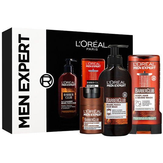 „L'Oréal Men Expert BarberClub Set“ – kūno priežiūros dovanų rinkinys