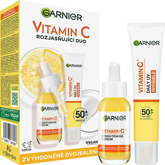 GARNIER vitamino C veido priežiūros rinkinys – odos priežiūros dovanų rinkinys