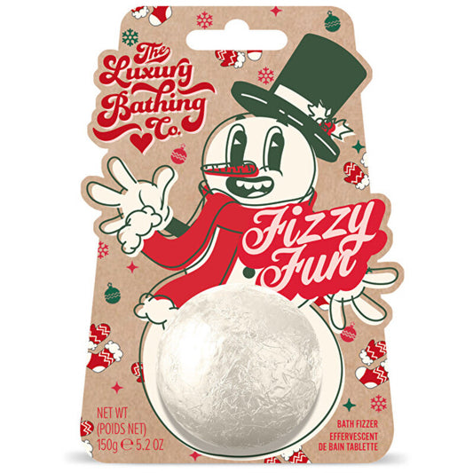„The Luxury Bathing Company“ putojantis vonios kamuoliukas (kalėdiniai saldainiai, kakava ir vanilė)