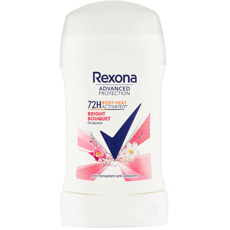 „Rexona Advanced Protection Bright Bouquet“ antiperspirantas – kietos konsistencijos antiperspirantas