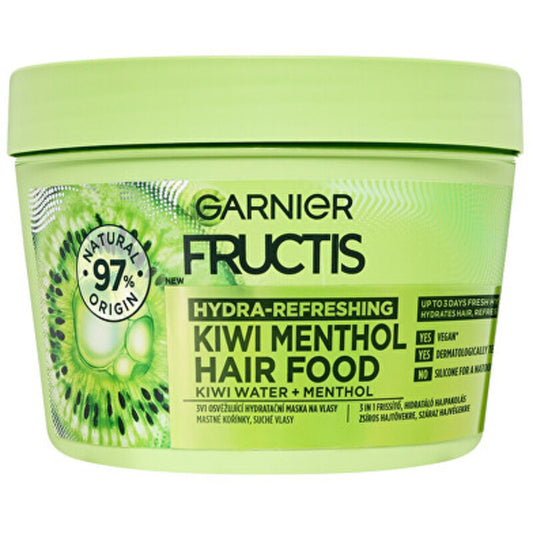 GARNIER Drėkinamoji plaukų kaukė su kiviais 3in1
