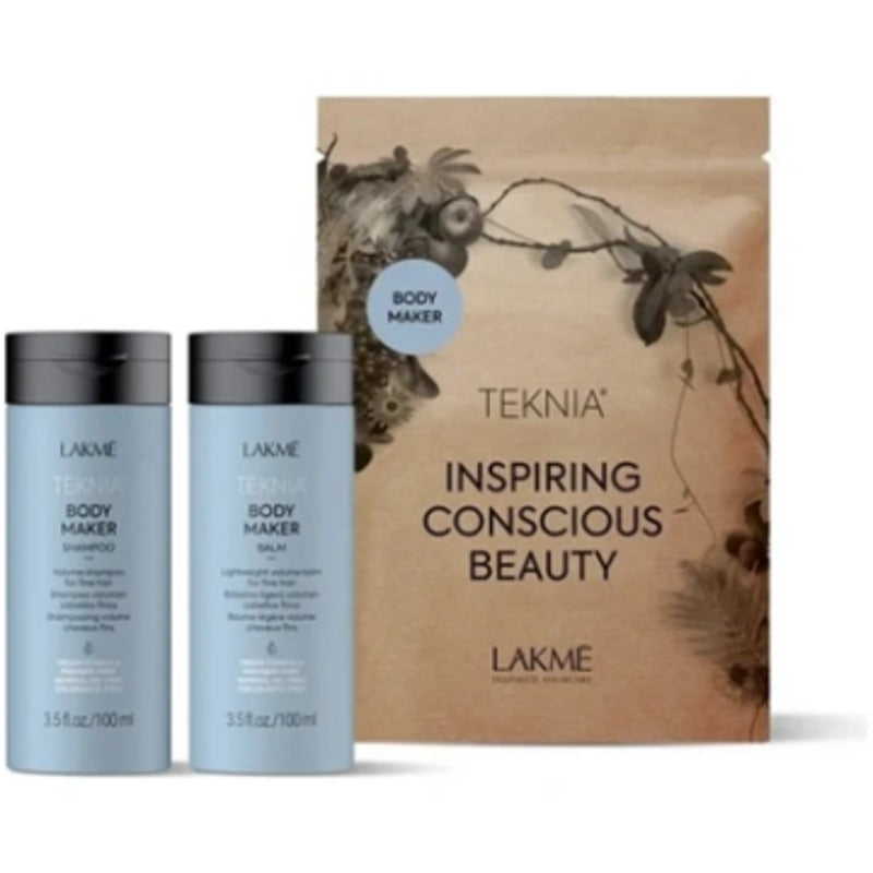 Lakmé „Teknia Body Maker“ kelioninis rinkinys – plaukų apimties ir stiprinimo rinkinys