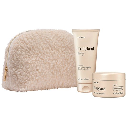 Pupa Avižų pieno ir vanilės „Teddyland“ rinkinys 2 – dovanų rinkinys