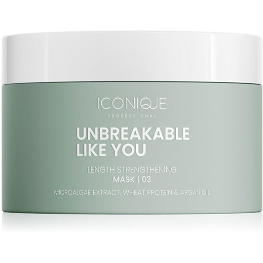 ICONIQUE Professional „Unbreakable Like You“ ilgio stiprinimo kaukė – kaukė plaukų ilgiui stiprinti