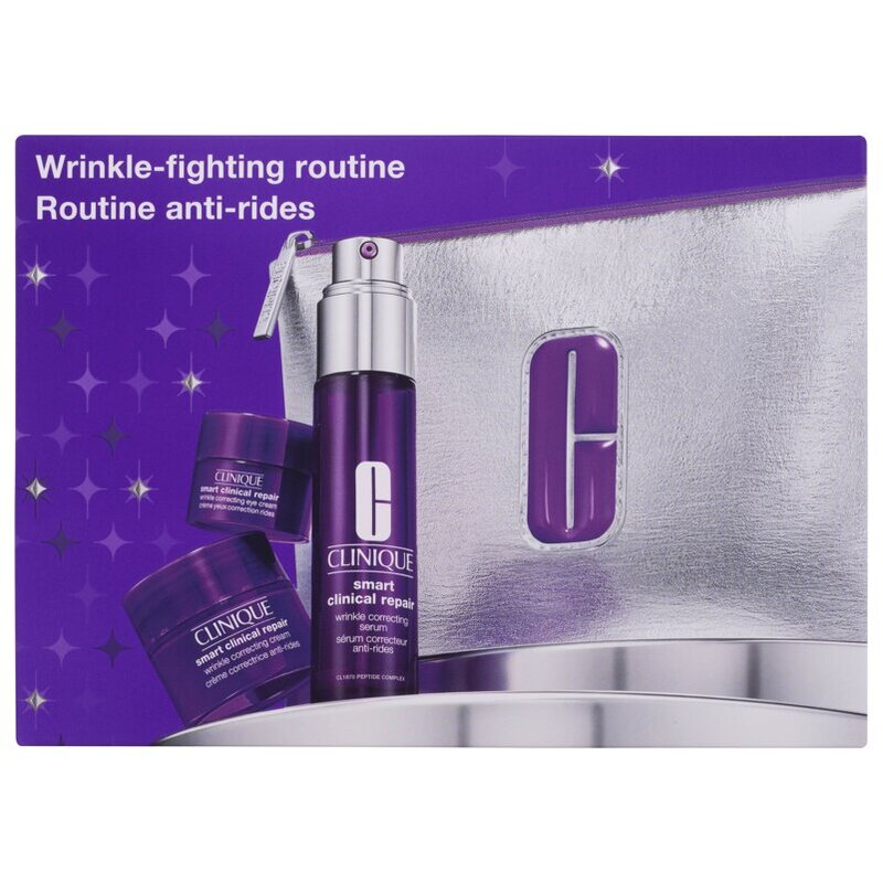 Clinique „Smart Clinical Repair“ raukšles koreguojantis serumas II. – dovanų rinkinys