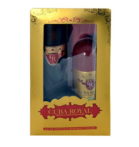 Cuba Royal dovanų rinkinys EDT 100 ml Rutulinis Dezodorantas Cuba Royal 50 ml