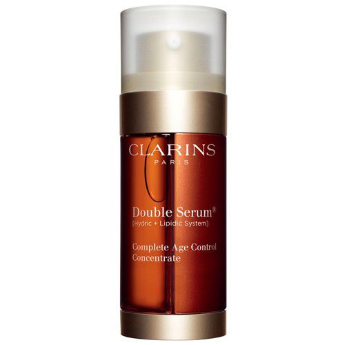 „Clarins Double Serum Complete Age Control Concentrate“ – intensyvus atjauninantis serumas.